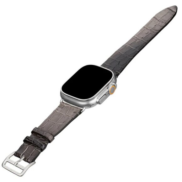 Unique Exotic Leather Strap – Stone Brown Genuine Alligator